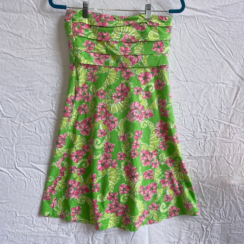 Lilly Pulitzer strapless dress